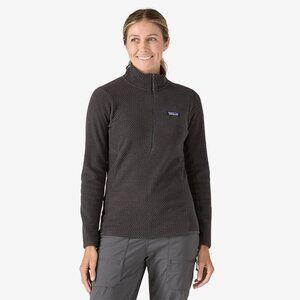 NWT Patagonia R1 Air Zip Neck Black Fleece Jacket